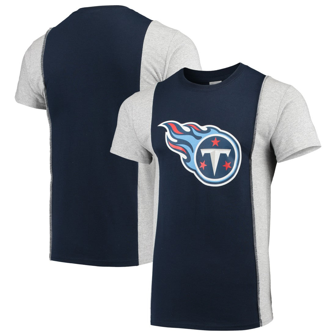 Tennessee Titans  Refried Apparel Sustainable Upcycled Split T-Shirt
