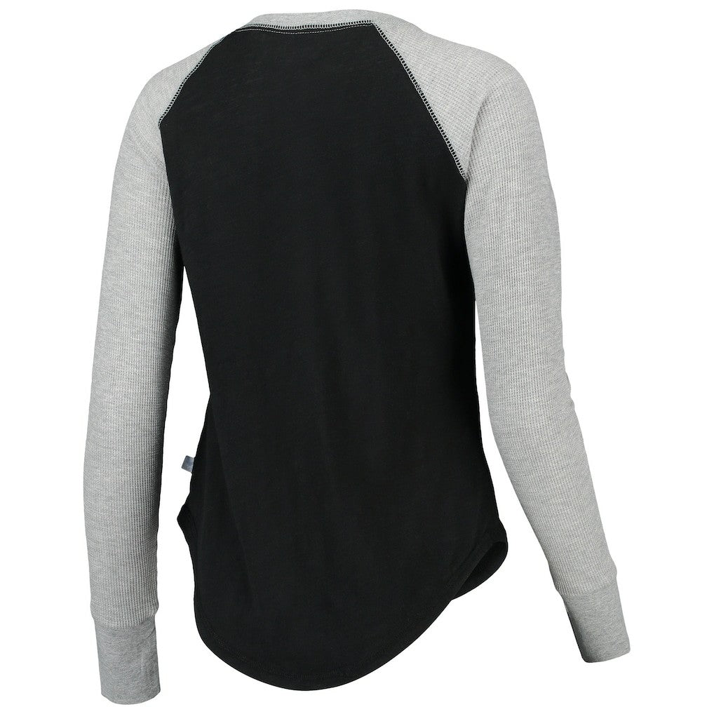 New Orleans Saints  Touch Women's Waffle Raglan Lightweight Long Sleeve T-Shirt