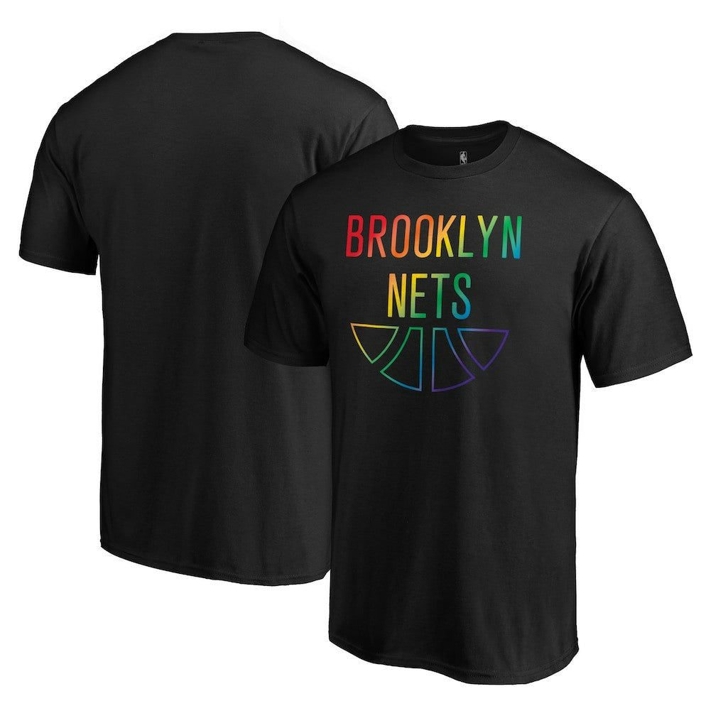 Brooklyn Nets Team Pride Wordmark T-Shirt Discount