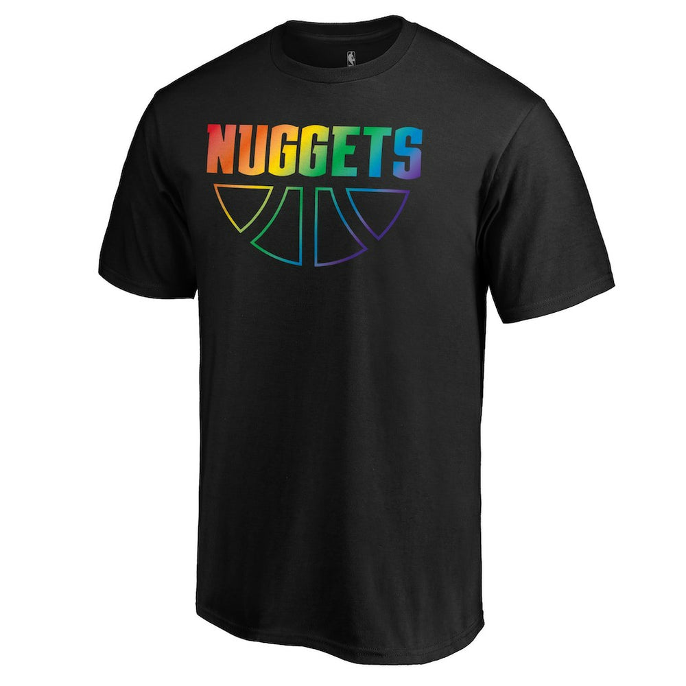 Denver Nuggets Team Pride Wordmark T-Shirt sale Discount