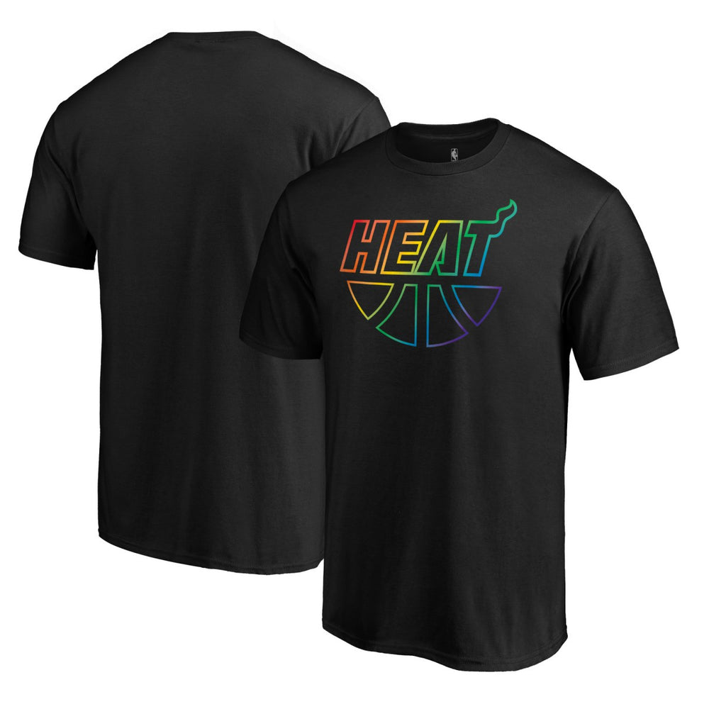 Miami Heat Team Pride Wordmark T-Shirt Discount
