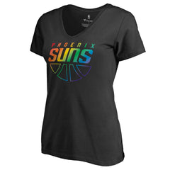 Phoenix Suns Women's Team Pride Wordmark V-Neck T-Shirt For Sale