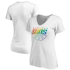 Phoenix Suns Women's Team Pride Wordmark V-Neck T-Shirt Outlet