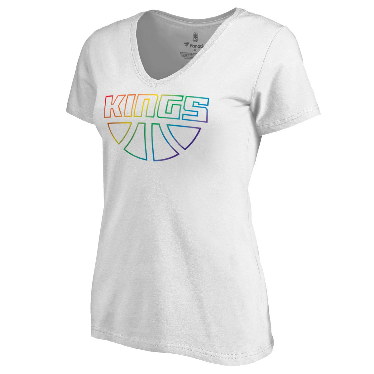 Sacramento Kings Women's Team Pride Wordmark V-Neck T-Shirt Discount