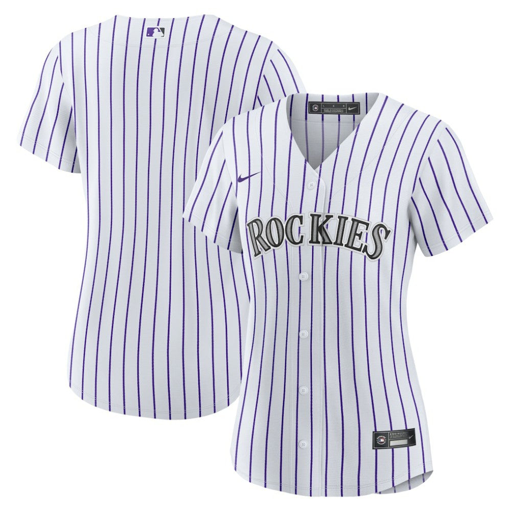 Colorado Rockies Women's Home Replica Team Jersey - White
