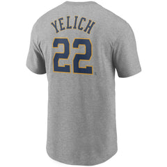 Christian Yelich Milwaukee Brewers Nike Name & Number T-Shirt | MLB For sale