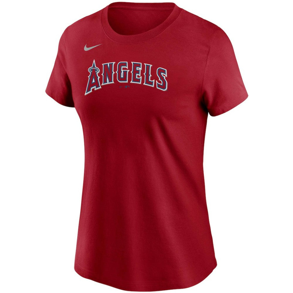 Mike Trout Los Angeles Angels Nike Women's Name & Number T-Shirt | MLB For sale