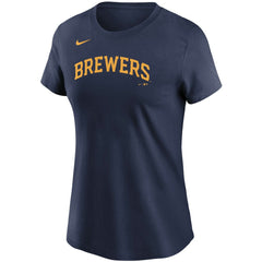 Christian Yelich Milwaukee Brewers Nike Women's Name & Number T-Shirt | MLB US