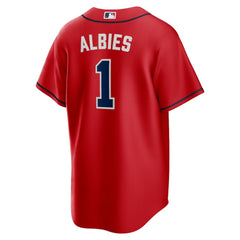 Ozzie Albies Atlanta Braves Nike Alternate 2 Replica Jersey | MLB Near me