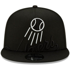 Los Angeles Dodgers New Era Monochrome Logo Elements 9FIFTY Adjustable Snapback Hat | MLB Discount