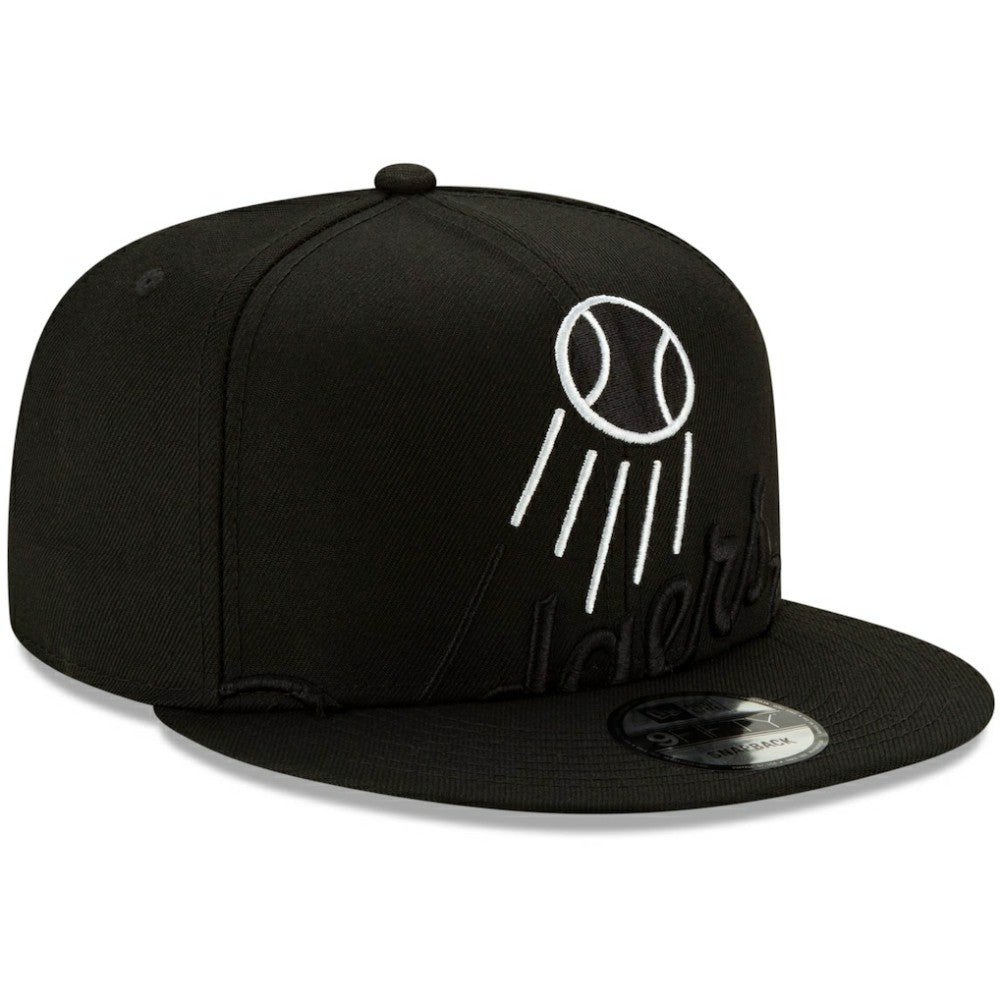 Los Angeles Dodgers New Era Monochrome Logo Elements 9FIFTY Adjustable Snapback Hat | MLB Discount