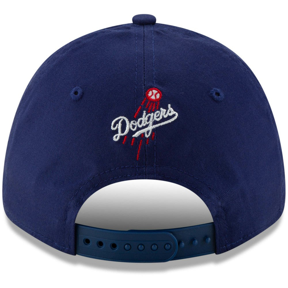 Los Angeles Dodgers New Era Logo Elements Stretch Snapback 9FORTY Adjustable Hat | MLB Shop