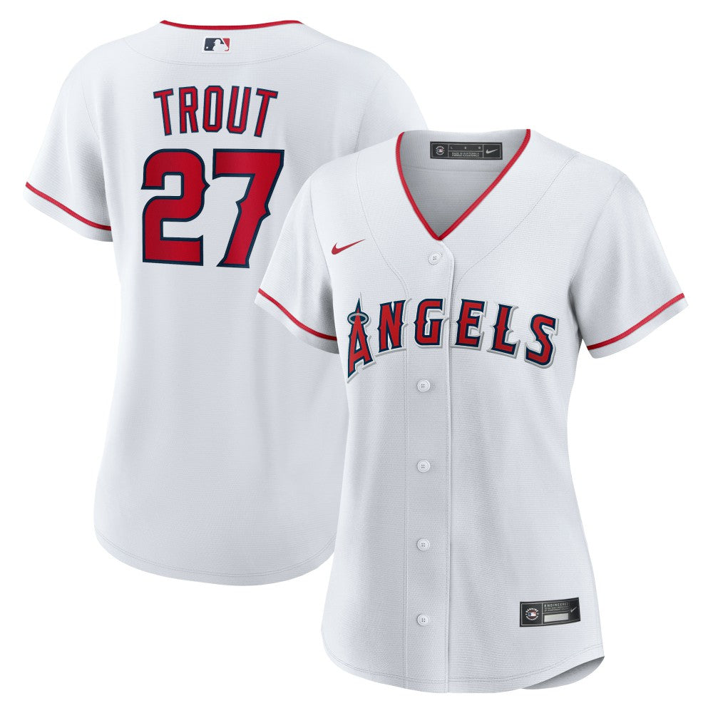 Mike Trout Los Angeles Angels Nike Women's Home Replica Player Jersey | MLB For sale