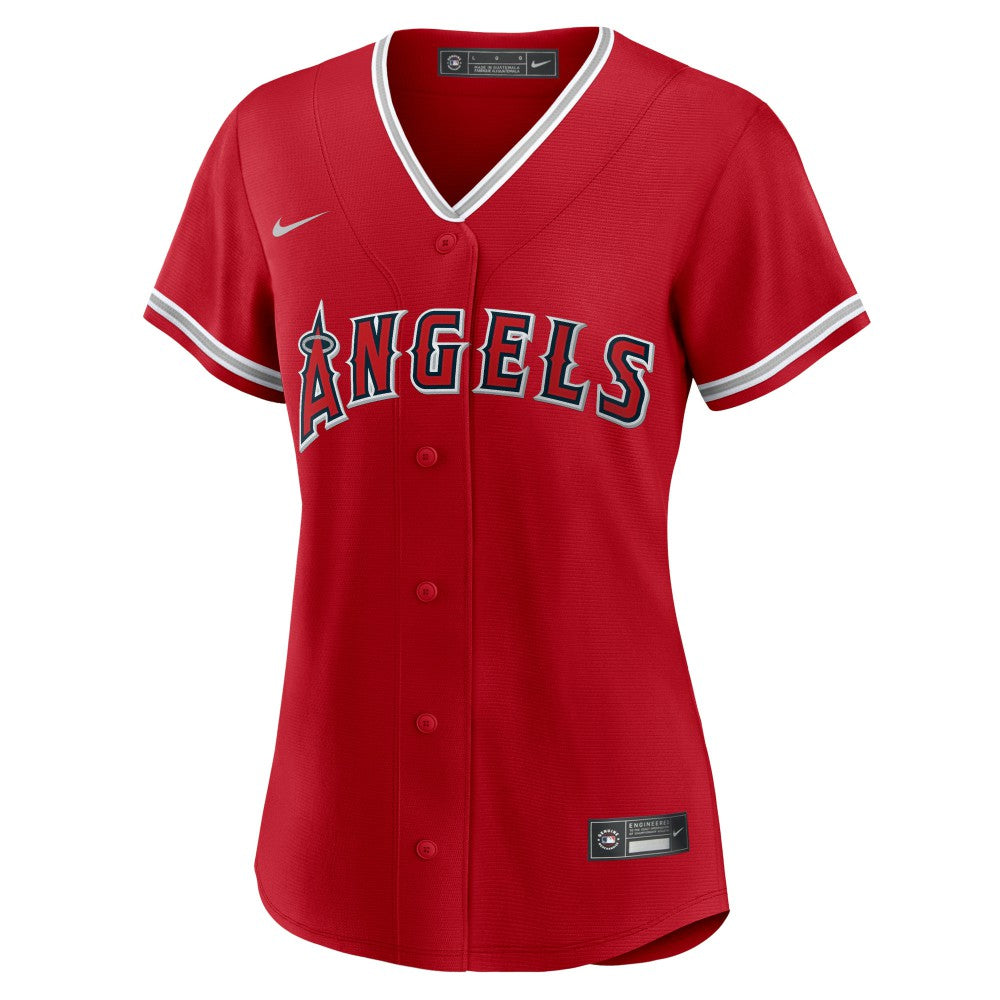 Mike Trout Los Angeles Angels Nike Women's Alternate Replica Player Jersey | MLB New