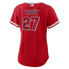 Mike Trout Los Angeles Angels Nike Women's Alternate Replica Player Jersey | MLB New