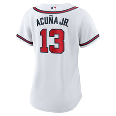 Ronald Acuna Jr. Atlanta Braves Nike Women's Home Replica Player Jersey | MLB Online