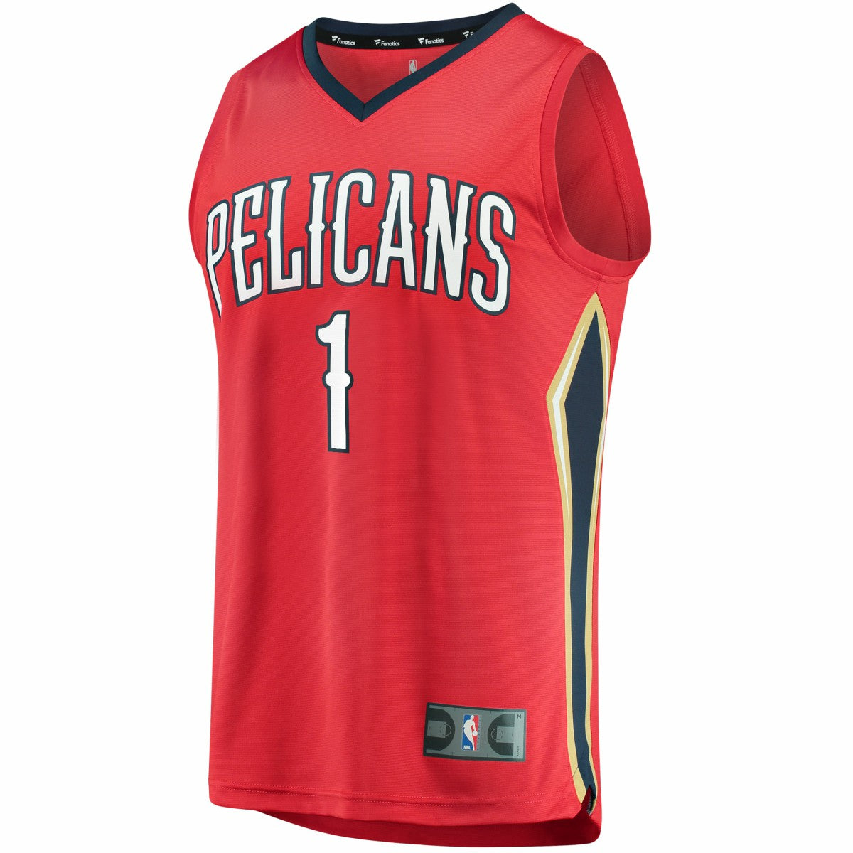 Zion Williamson New Orleans Pelicans Replica Fast Break Jersey Red Discount