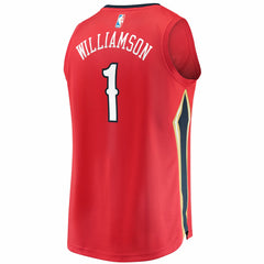 Zion Williamson New Orleans Pelicans Replica Fast Break Jersey Red Discount