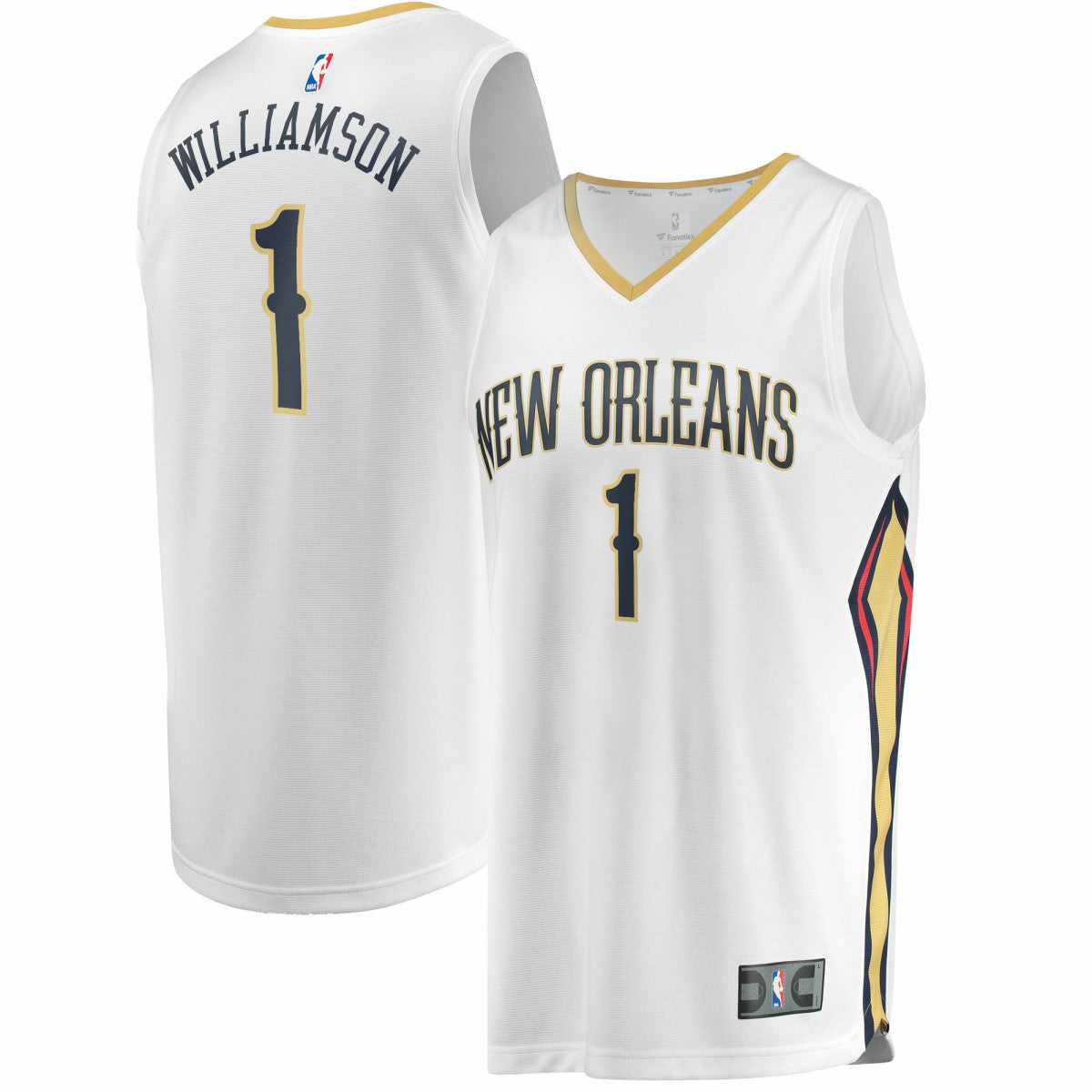 Zion Williamson New Orleans Pelicans Replica Fast Break Jersey White On Sale
