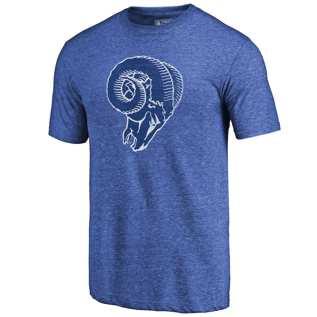 Los Angeles Rams Fanatics Greatest Dad Retro Tri-Blend T-Shirt