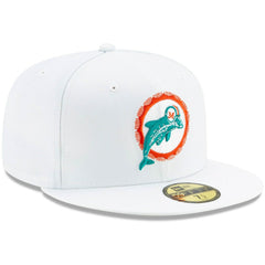 Miami Dolphins New Era Historic Omaha 59FIFTY Fitted Hat