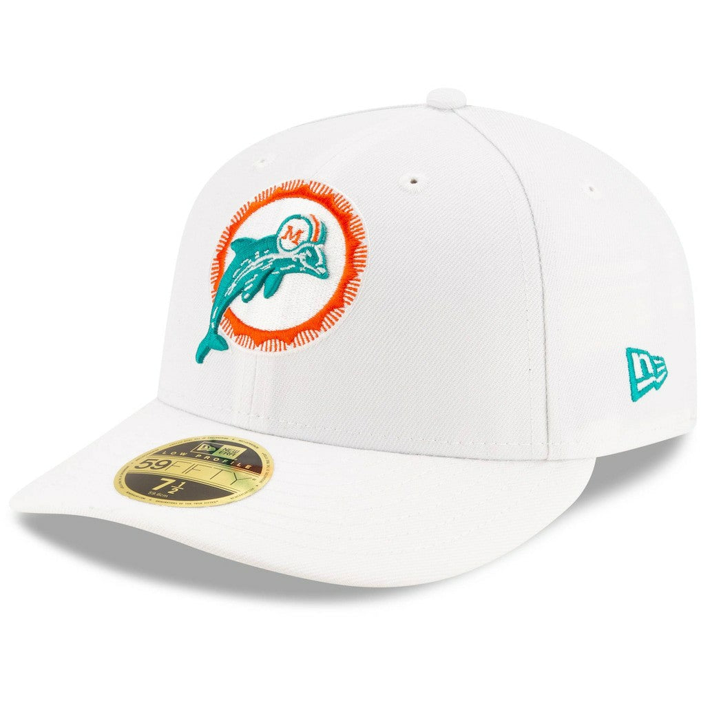 Miami Dolphins New Era Omaha Low Profile 59FIFTY Fitted Hat
