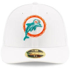 Miami Dolphins New Era Omaha Low Profile 59FIFTY Fitted Hat