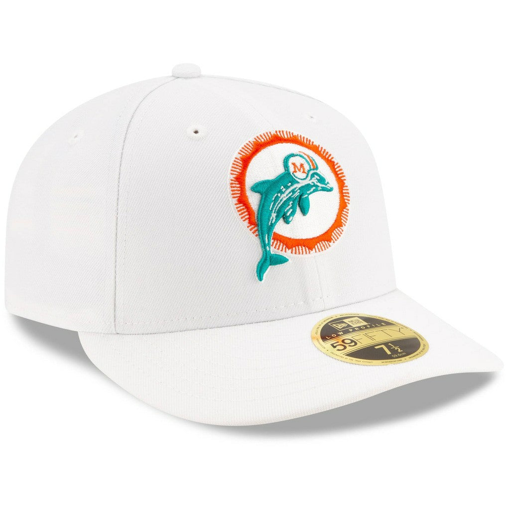 Miami Dolphins New Era Omaha Low Profile 59FIFTY Fitted Hat