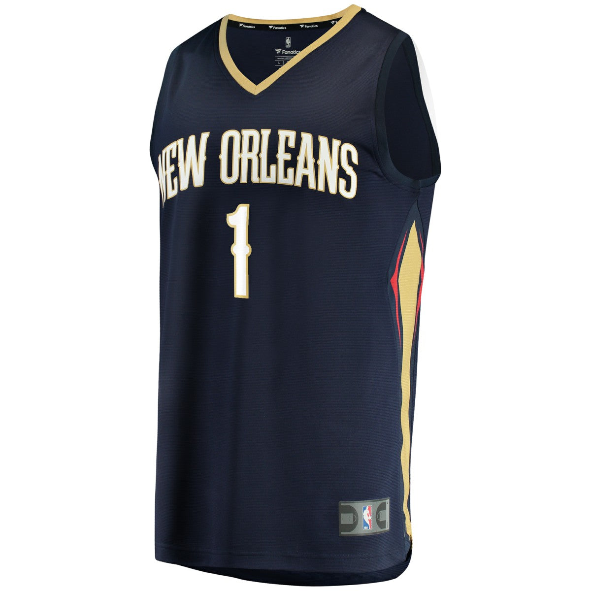 Zion Williamson New Orleans Pelicans Youth Replica Fast Break Jersey Navy For Sale