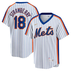 Darryl Strawberry New York Mets Nike Home Cooperstown Collection Player Jersey | MLB Outlet