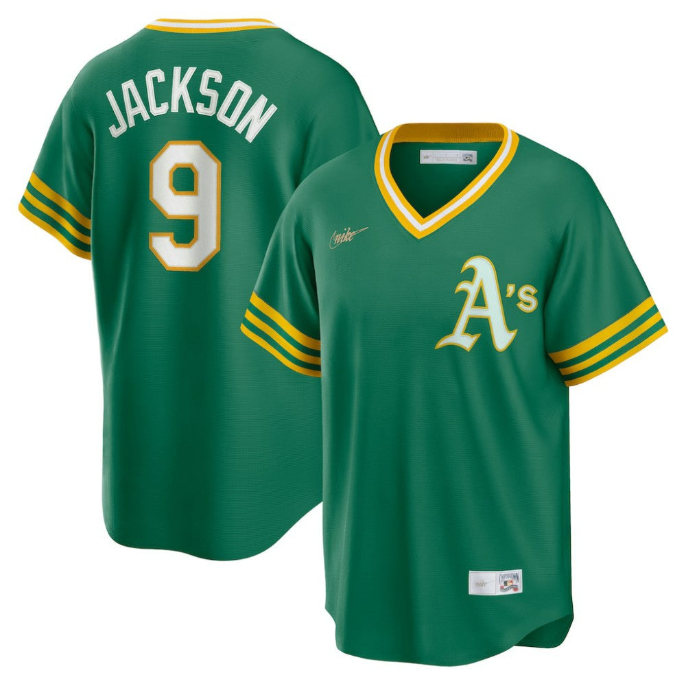 Reggie Jackson Athletics Nike Road Cooperstown Collection Player Jersey | MLB Sale
