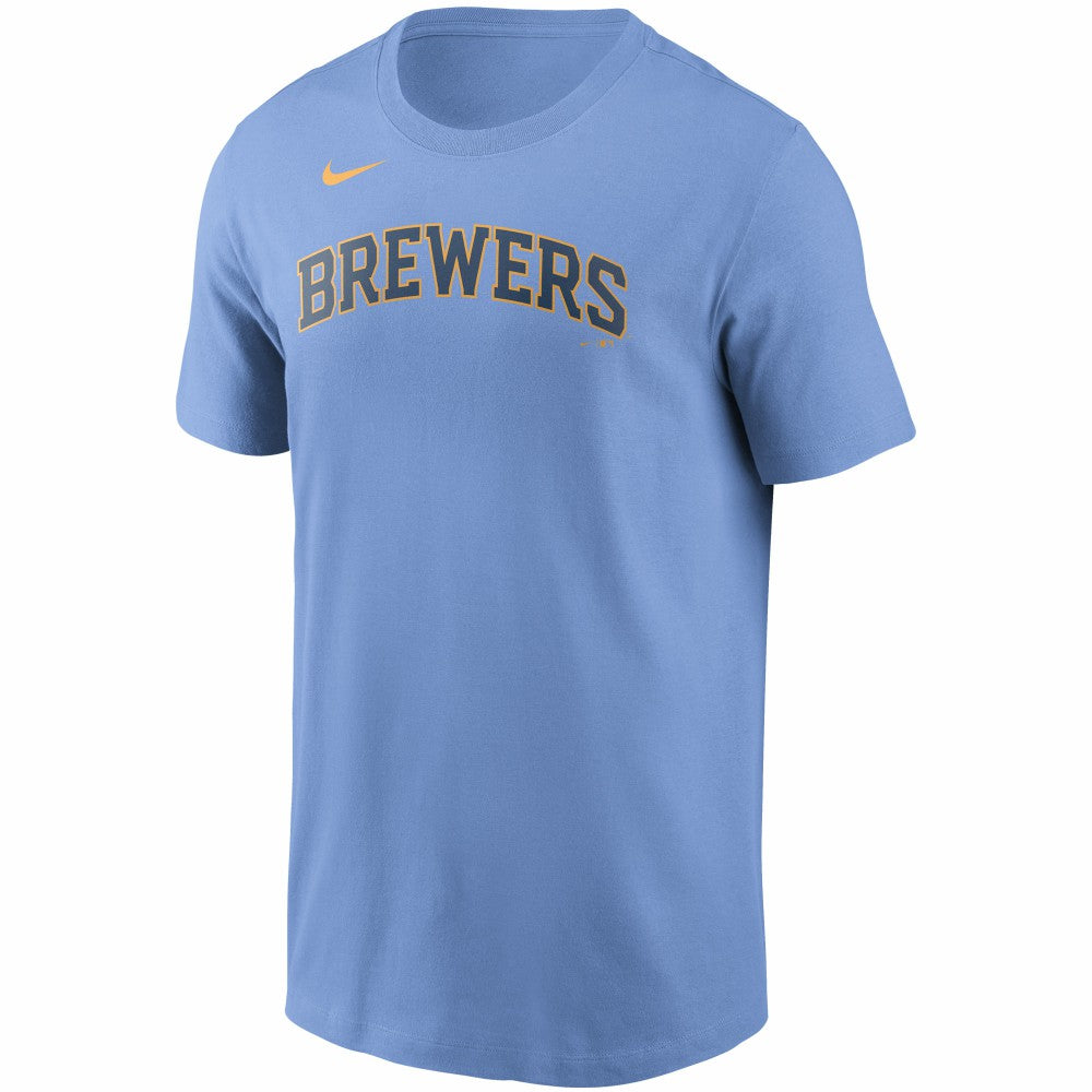 Christian Yelich Milwaukee Brewers Nike Name & Number T-Shirt | MLB Shop