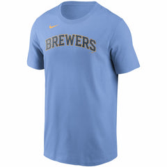 Christian Yelich Milwaukee Brewers Nike Name & Number T-Shirt | MLB Shop