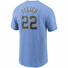 Christian Yelich Milwaukee Brewers Nike Name & Number T-Shirt | MLB Shop
