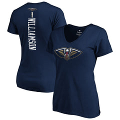 Zion Williamson New Orleans Pelicans Women's 2019 NBA Draft Playmaker Name & Number V-Neck T-Shirt On Sale