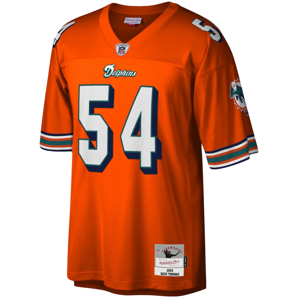 Miami Dolphins Mitchell & Ness Zach Thomas  Legacy Replica Jersey
