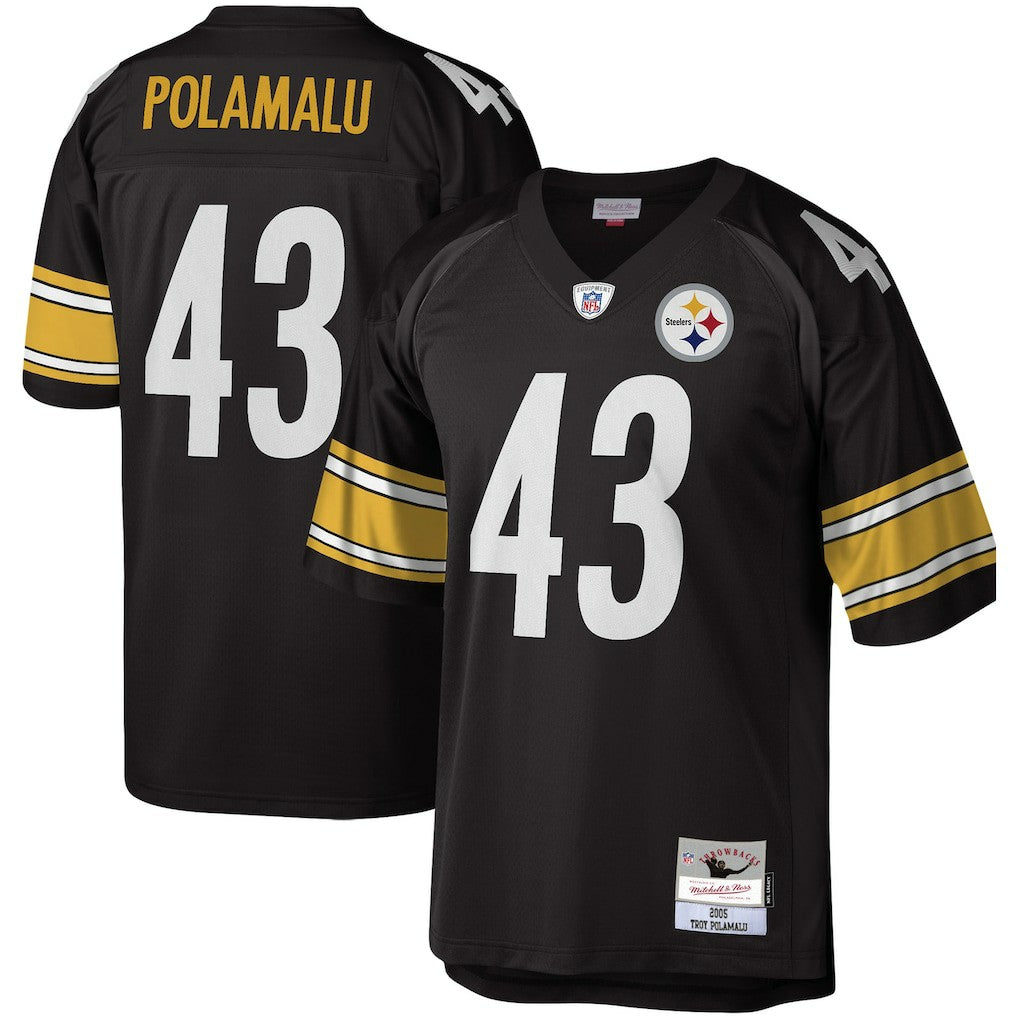 Pittsburgh Steelers Mitchell & Ness Troy Polamalu  Legacy Replica Jersey