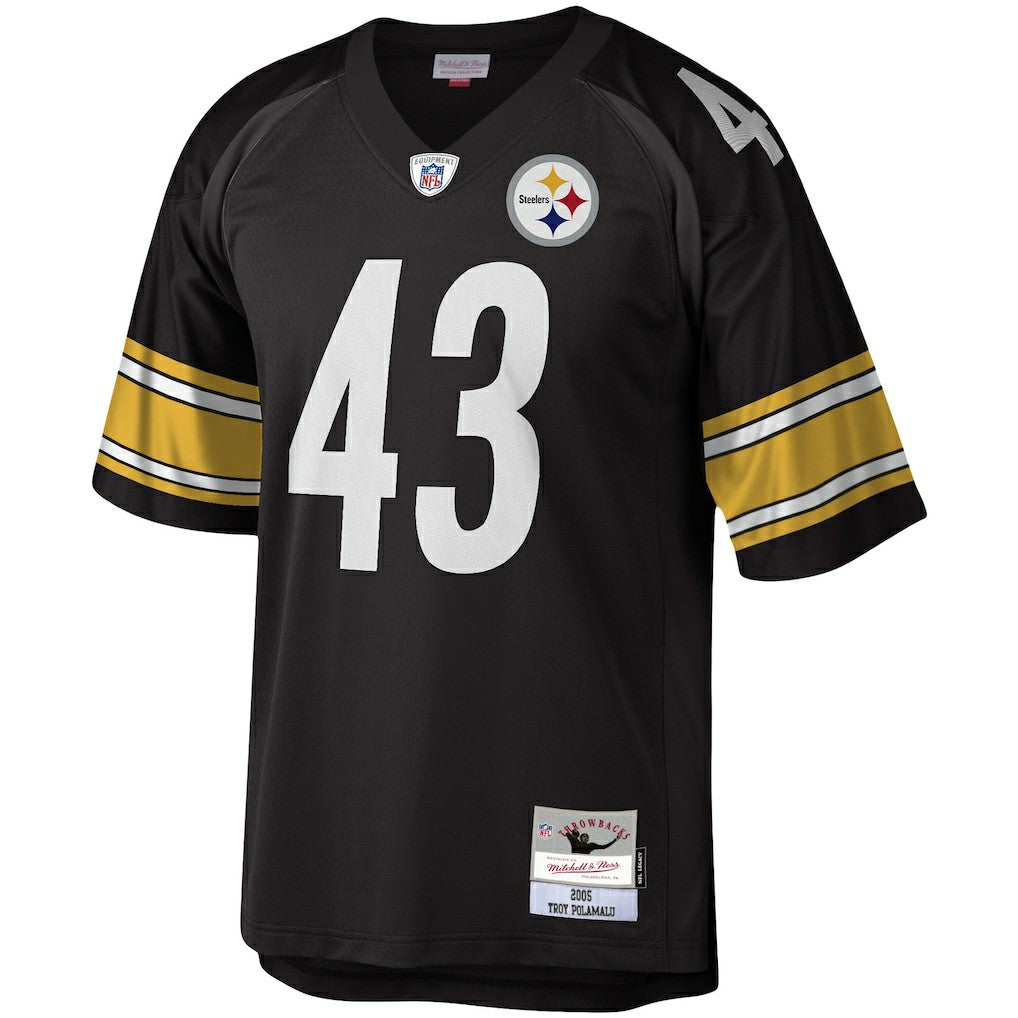 Pittsburgh Steelers Mitchell & Ness Troy Polamalu  Legacy Replica Jersey