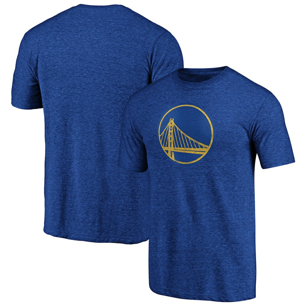 Golden State Warriors Distressed Primary Logo Tri-Blend T-Shirt sale On Sale