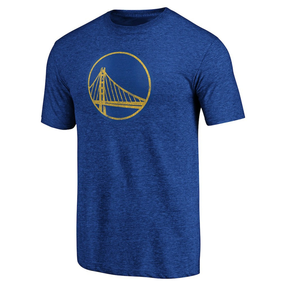 Golden State Warriors Distressed Primary Logo Tri-Blend T-Shirt sale On Sale
