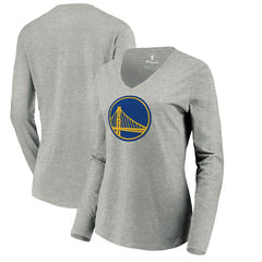 Golden State Warriors Women's Primary Logo Long Sleeve V-Neck T-Shirt sale Online
