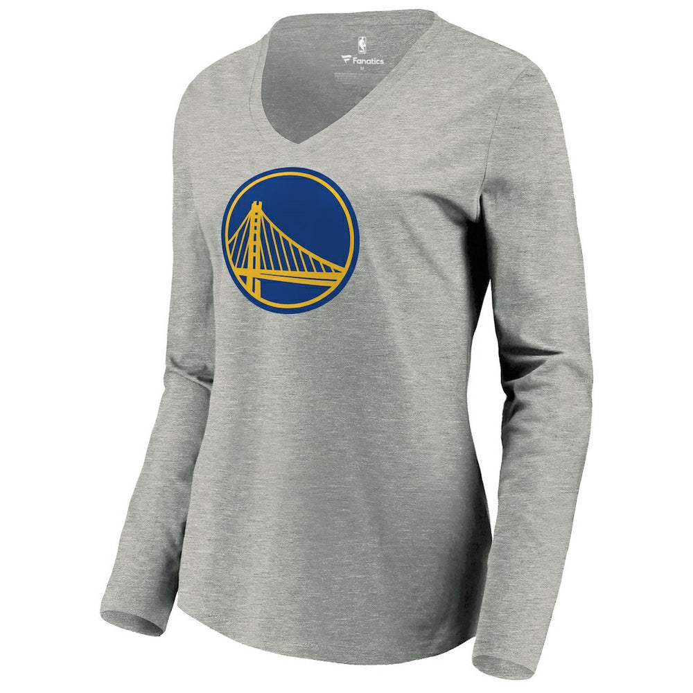 Golden State Warriors Women's Primary Logo Long Sleeve V-Neck T-Shirt sale Online
