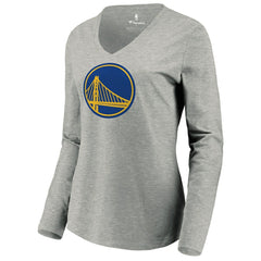 Golden State Warriors Women's Primary Logo Long Sleeve V-Neck T-Shirt sale Online