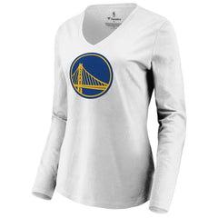 Golden State Warriors Women's Primary Logo Long Sleeve V-Neck T-Shirt sale Online