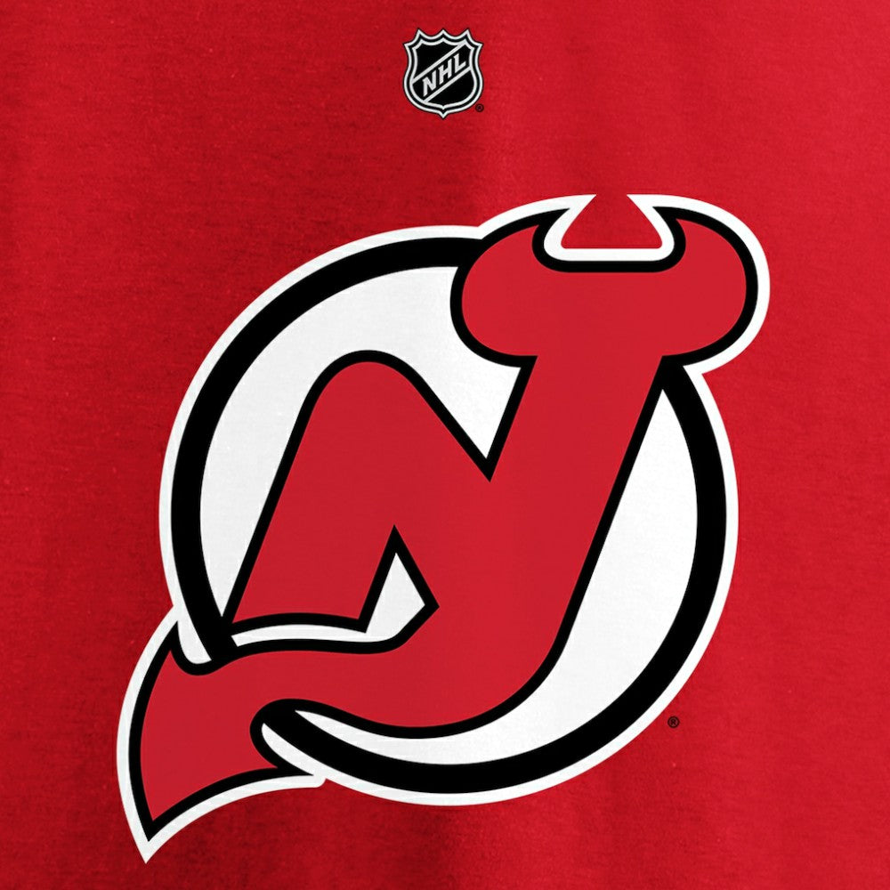 Jack Hughes New Jersey Devils Fanatics Authentic Stack Player Name & Number T-Shirt Discount