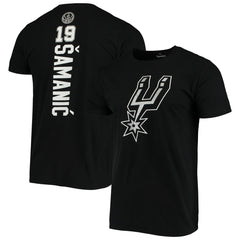Luka Samanic San Antonio Spurs Playmaker Name & Number Logo T-Shirt Discount