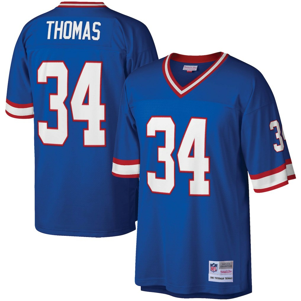 Buffalo Bills Mitchell & Ness Thurman Thomas  Legacy Replica Jersey