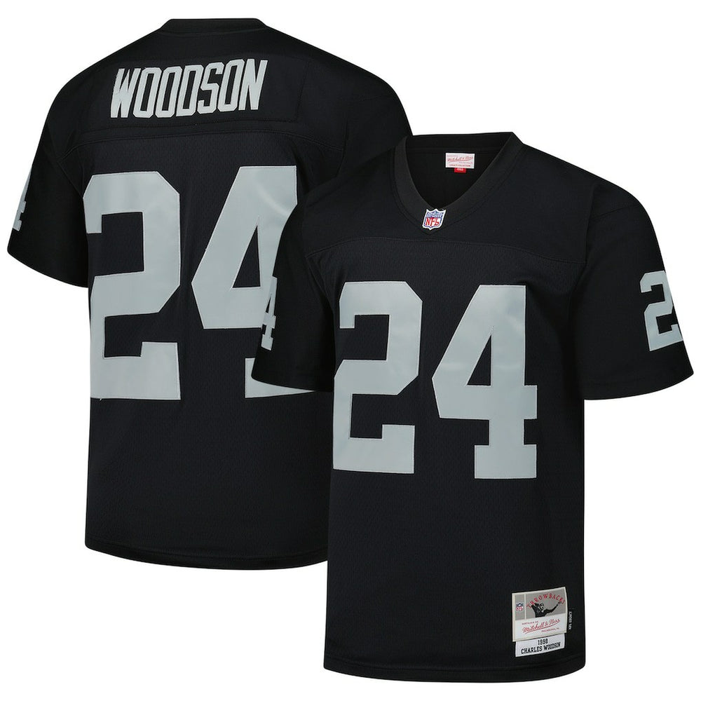 Las Vegas Raiders Mitchell & Ness Charles Woodson  Legacy Replica Jersey