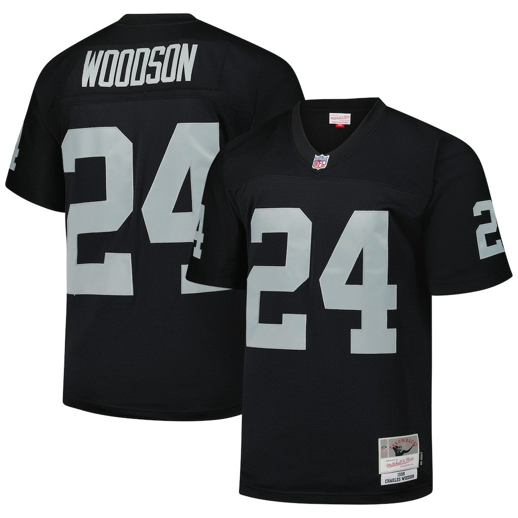 Las Vegas Raiders Mitchell & Ness Charles Woodson  Legacy Replica Jersey