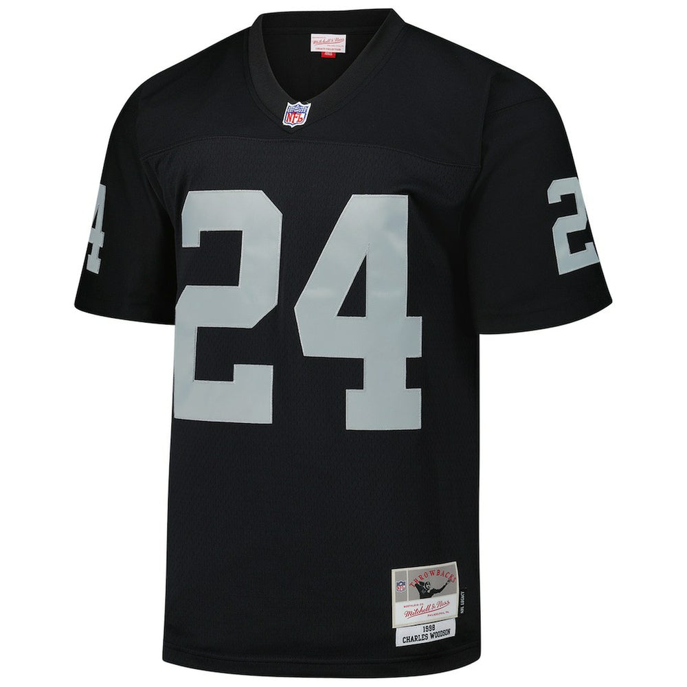 Las Vegas Raiders Mitchell & Ness Charles Woodson  Legacy Replica Jersey